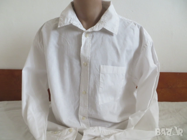 Мъжки ризи с дълъг ръкав от лен, снимка 12 - Ризи - 54323531