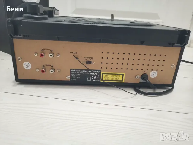 Продавам грамофон/радио/CD/касетофон /usb с нова игла. , снимка 3 - Грамофони - 55941755