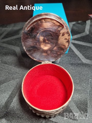 Уникална рядка антикварна колекционерска кутия за бижута филигран- Албания , снимка 6 - Антикварни и старинни предмети - 42079638