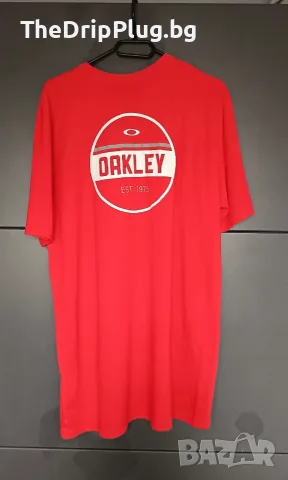 Нова с етикет Oakley мъжка тениска размер 2XL червена , снимка 2 - Тениски - 56201359