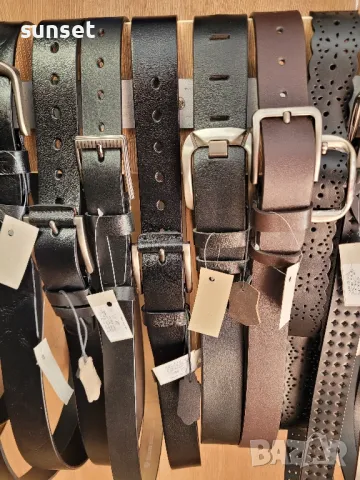 естествена кожа колани- унисекс модели ( от 115- 135 см ), снимка 2 - Колани - 50362788