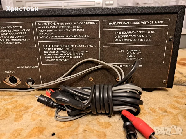 Продавам оригинален касетен дек Toshiba PC - X 10, снимка 12 - Декове - 56060539