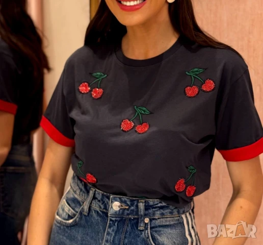 памучни дамски тениски , снимка 6 - Тениски - 50626751