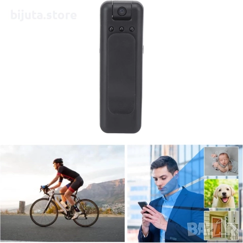 Мини Wifi body camera камера за тяло с Wifi и въртящ се обектив 180°, снимка 9 - HD камери - 52418683