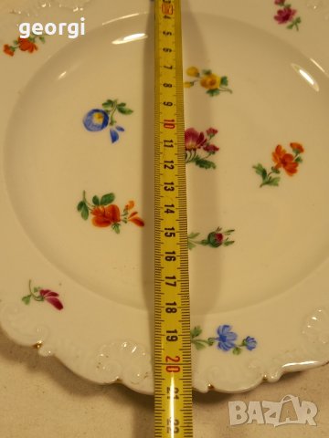 порцеланова чиния Meissen , снимка 6 - Чинии - 44380922