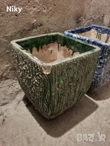 Керамични саксии , снимка 4 - Саксии и кашпи - 48844576