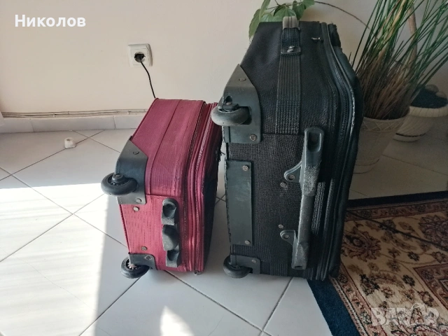 Куфари 2бр колелца "65/50/25см" 15€,"42/32/20см" "10€"!+Доставка!, снимка 2 - Куфари - 54099299