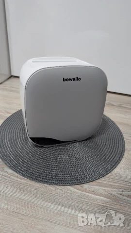 Поставка за тоалетна хартия Bewello, Пластмасова, Бял/Сив, 200х130х205