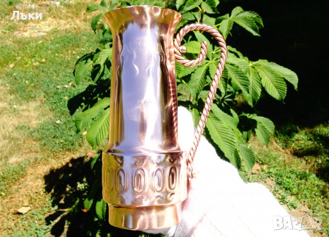 Майсторска медна кана,халба. , снимка 12 - Антикварни и старинни предмети - 37470150