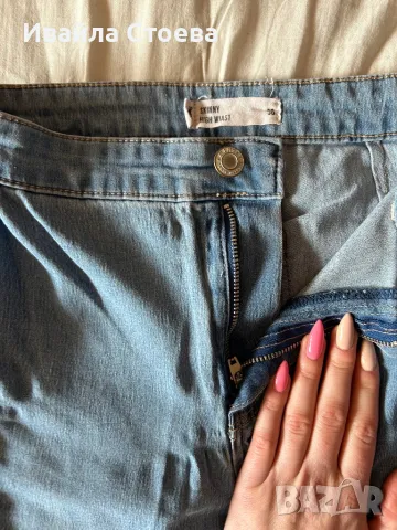 Дамски сини дънки🙌, снимка 3 - Дънки - 49890055
