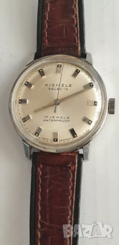 Немски винтидж механичен мъжки часовник Kienzle Selectа, снимка 8 - Антикварни и старинни предмети - 54139641