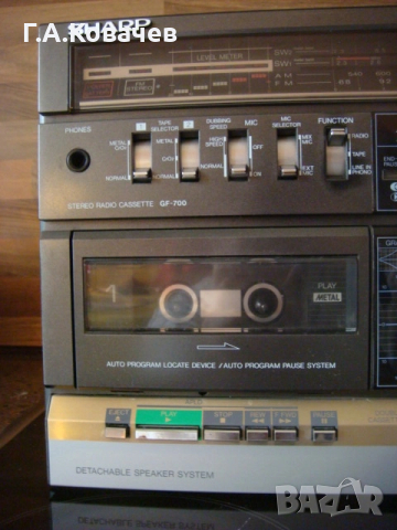 SHARP GF -700Z , снимка 5 - Радиокасетофони, транзистори - 52146152