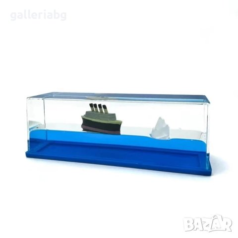 Декорация с течност на Титаник и айсберг, снимка 2 - Други - 44297189