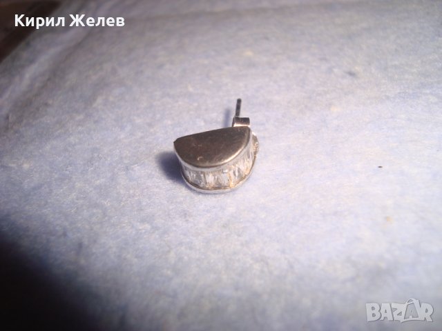 СРЕБЪРНА КРИСТАЛНА АРТ ОБЕЦА СРЕБРО 925 с ЮВЕЛИРНО ФАСЕТИРАНИ ПЛАНИНСКИ КРИСТАЛИ 27178, снимка 8 - Обеци - 36827802