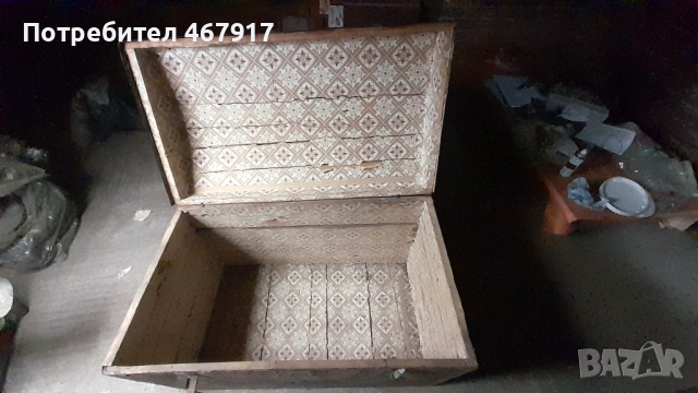 Дървен сандък 1, снимка 2 - Антикварни и старинни предмети - 54166853