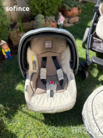 Детска количка 3 в 1 Peg Perego Book Plus Sportivo SL, Perla, снимка 2 - Детски колички - 51974145