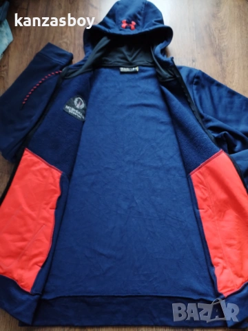 Under Armour - страхотно мъжко горнище Л КАТО НОВО УГОЛЕМЕНО, снимка 7 - Спортни дрехи, екипи - 53288689