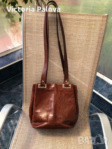 Чанта STABA ITALY,естествена кожа, снимка 2 - Чанти - 29846965