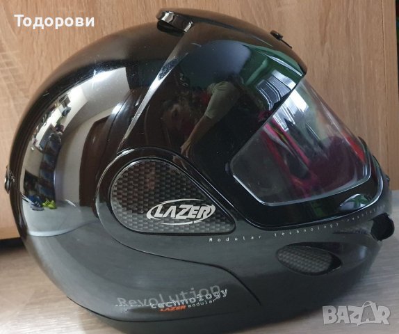 Мото каска Lazer Modular, снимка 4 - Други спортове - 39543435