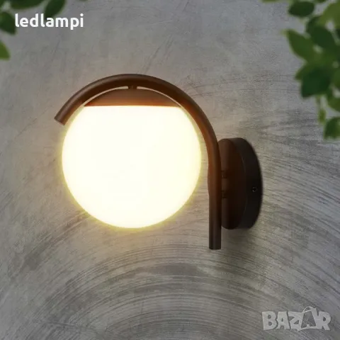 Градински Аплик Е27 Черен, снимка 5 - Външни лампи - 50130921