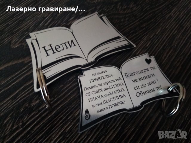 Уникални ключодържатели "Книга" 