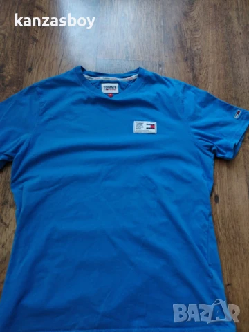 TOMMY JEANS Organic Cotton - страхотна мъжка тениска КАТО НОВА M, снимка 5 - Тениски - 50697879