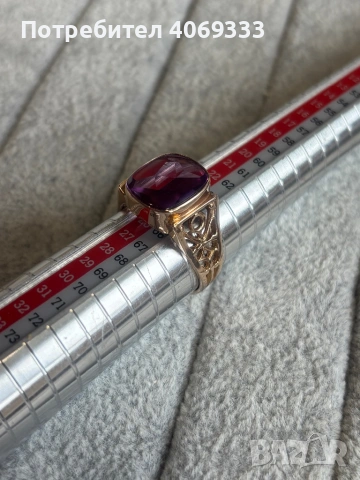 Мъжки златен Руски пръстен 7.6гр 14к , снимка 7 - Пръстени - 54175084