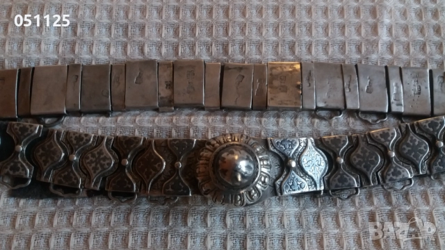 уникат руски сребърен колан про 875 с ниело 428 гр., снимка 2 - Антикварни и старинни предмети - 52923814