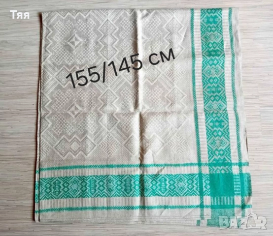 НОВА ленена покривка, снимка 3 - Покривки за маси - 52837343