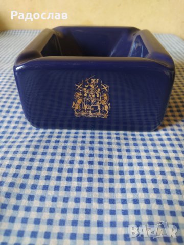 H C W стар английски пепелник Ballantine's Ballantines 