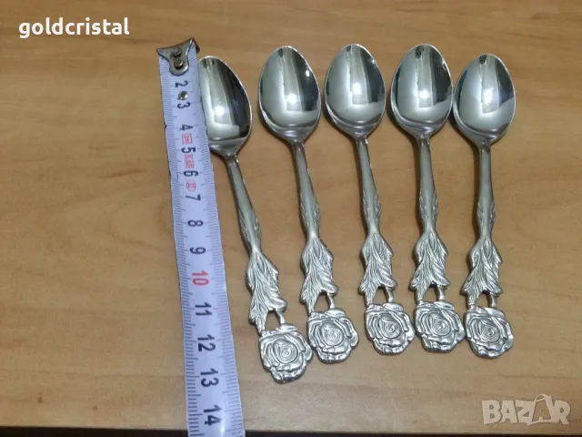 ретро лъжички за кафе , снимка 2 - Антикварни и старинни предмети - 47488394