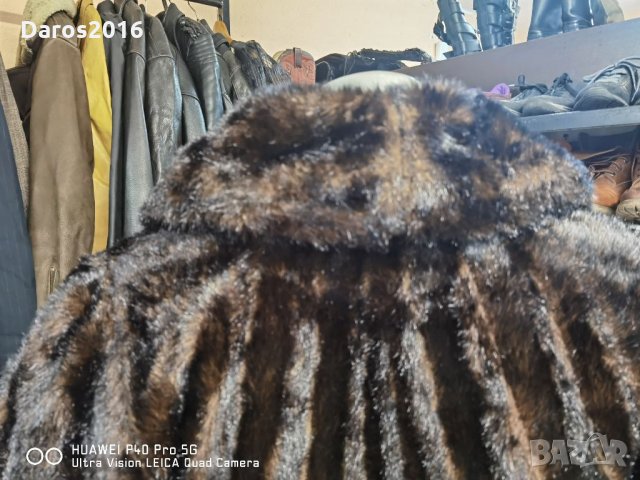 Страхотно дамско палто изкуствен косъм , снимка 7 - Палта, манта - 34253149