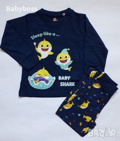 Пижама за момче Малката акула, снимка 2 - Детски пижами - 37797043