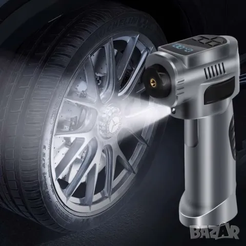 Преносим компресор с jump starter цифров 4в1, снимка 2 - Аксесоари и консумативи - 49206903