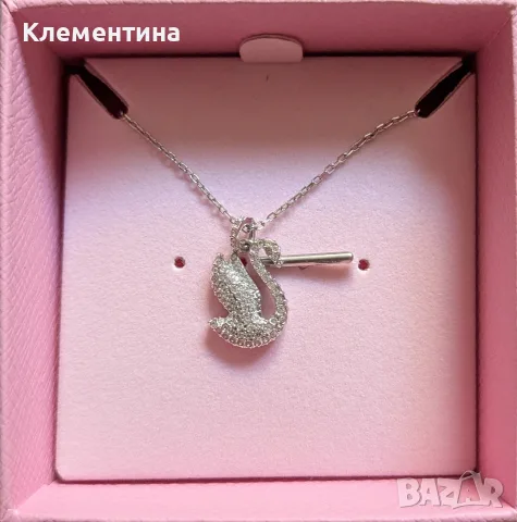 Колие Swarovski Iconic Swan, снимка 2 - Колиета, медальони, синджири - 56429195
