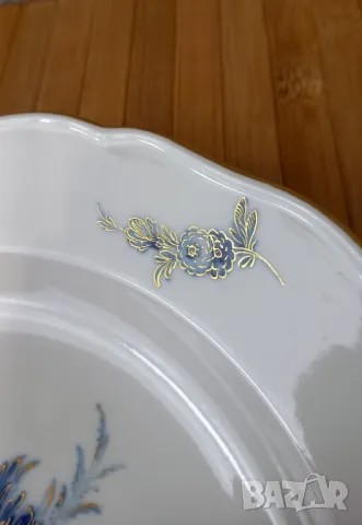 Три стари дълбоки чинии Meissen, снимка 10 - Чинии - 49653263
