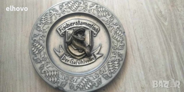 Метален плакет, снимка 2 - Антикварни и старинни предмети - 42178499