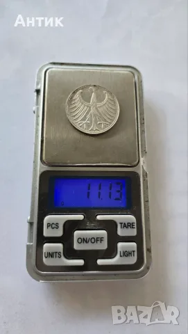 BRD 5 Deutsche Mark 1964 G — сребърен орел, снимка 4 - Нумизматика и бонистика - 56518608