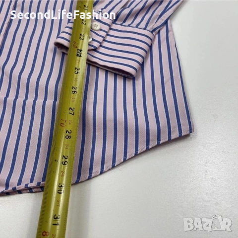 Hawes & Curtis мъжка риза райе размер М оригинал , снимка 5 - Ризи - 54173308