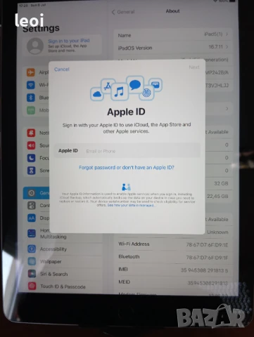 Таблет Apple iPad 5gen 9.7" 32GB, снимка 5 - Таблети - 51205193