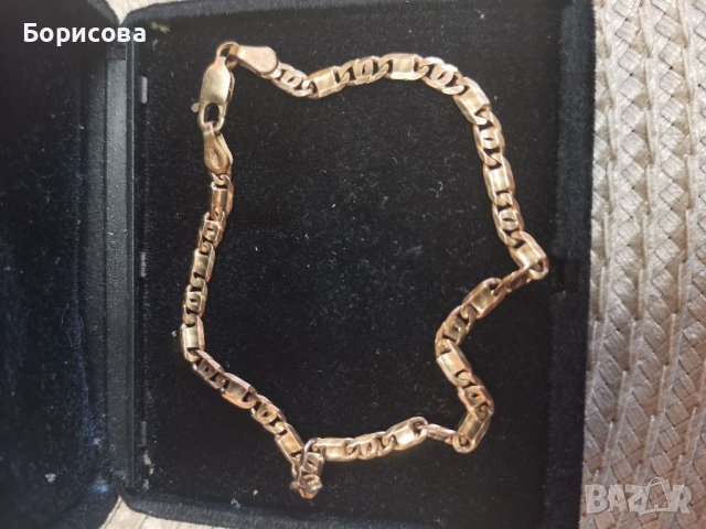 Детска златна гривна 8К , снимка 8 - Гривни - 35774371