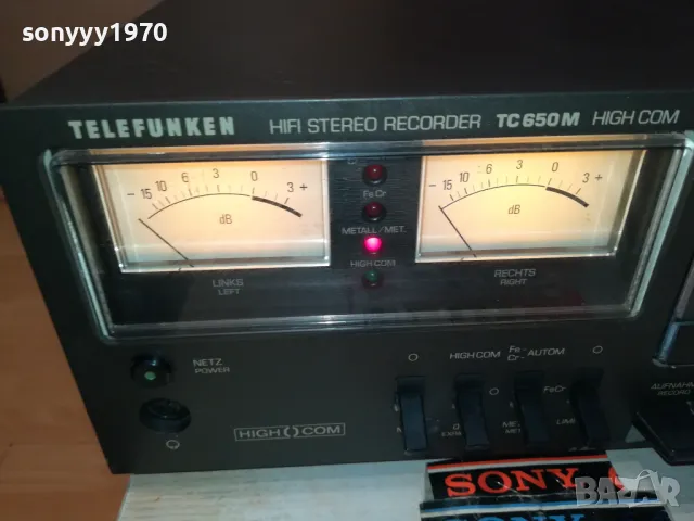 TELEFUNKEN TC650M HIGH COM-ВНОС SWISS 0405251647LNWC, снимка 2 - Декове - 50153251