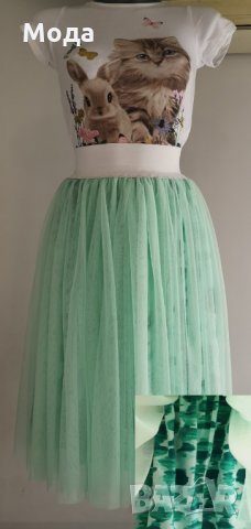 Пола от мек тюл ПО ВАШИ РАЗМЕРИ Ново!, снимка 17 - Поли - 21355907