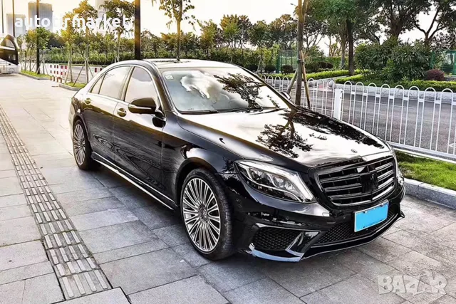 Черен лак решетка тип AMG за Mercedes S класа W222, снимка 2 - Аксесоари и консумативи - 56053582