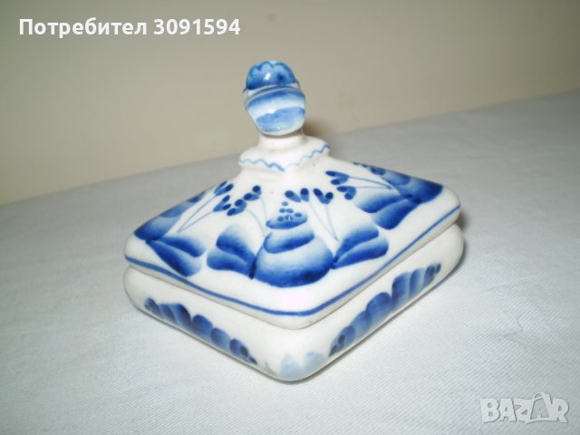 Порцелан кутия за бижута  ГЖЕЛЪ, снимка 2 - Колекции - 36685902