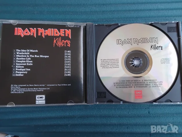 Iron Maiden -Killers - матричен диск музика, снимка 2 - CD дискове - 56008123