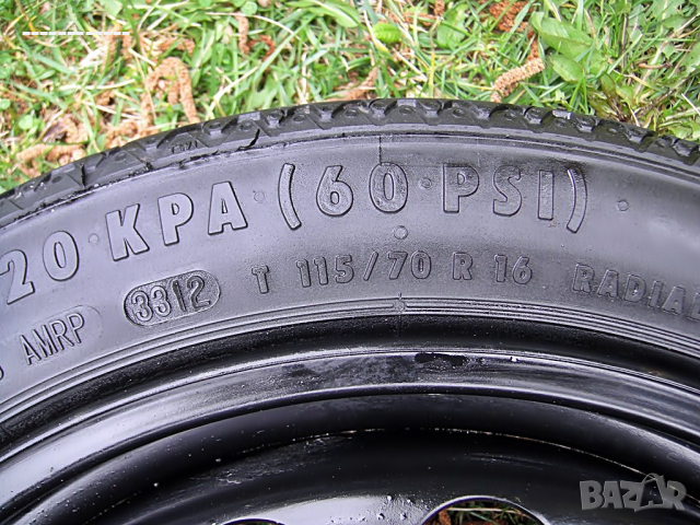 Резервна гума патерица 16 5x110 за Опел, снимка 3 - Гуми и джанти - 44807336