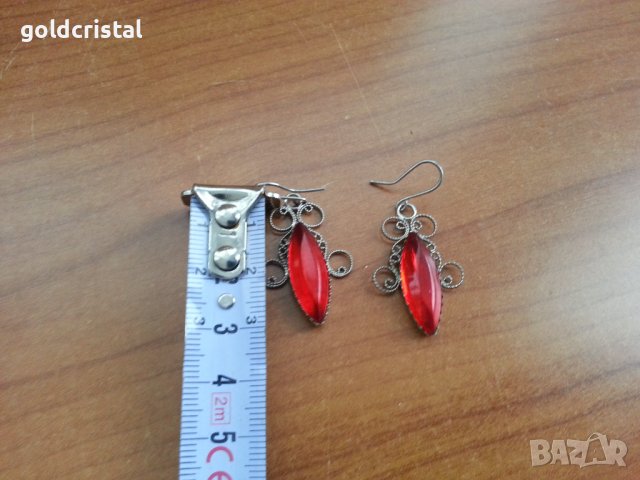 Стари руски обеци , снимка 2 - Антикварни и старинни предмети - 39470887