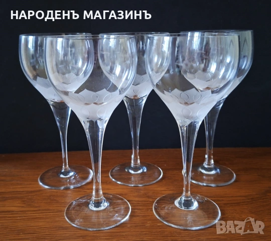 ROSENTHAL - Немски кристал кристални чаши ракия вино 3 вида чаши сервиз , снимка 4 - Други ценни предмети - 54031367