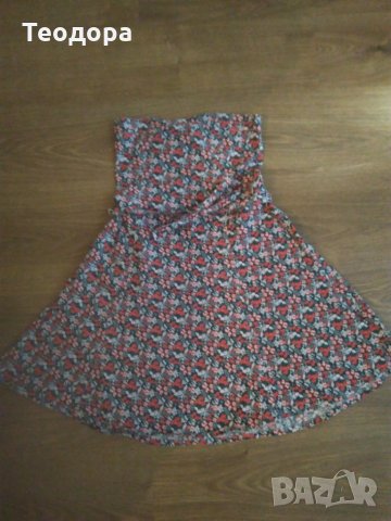 Дамска рокля на цветя, снимка 1